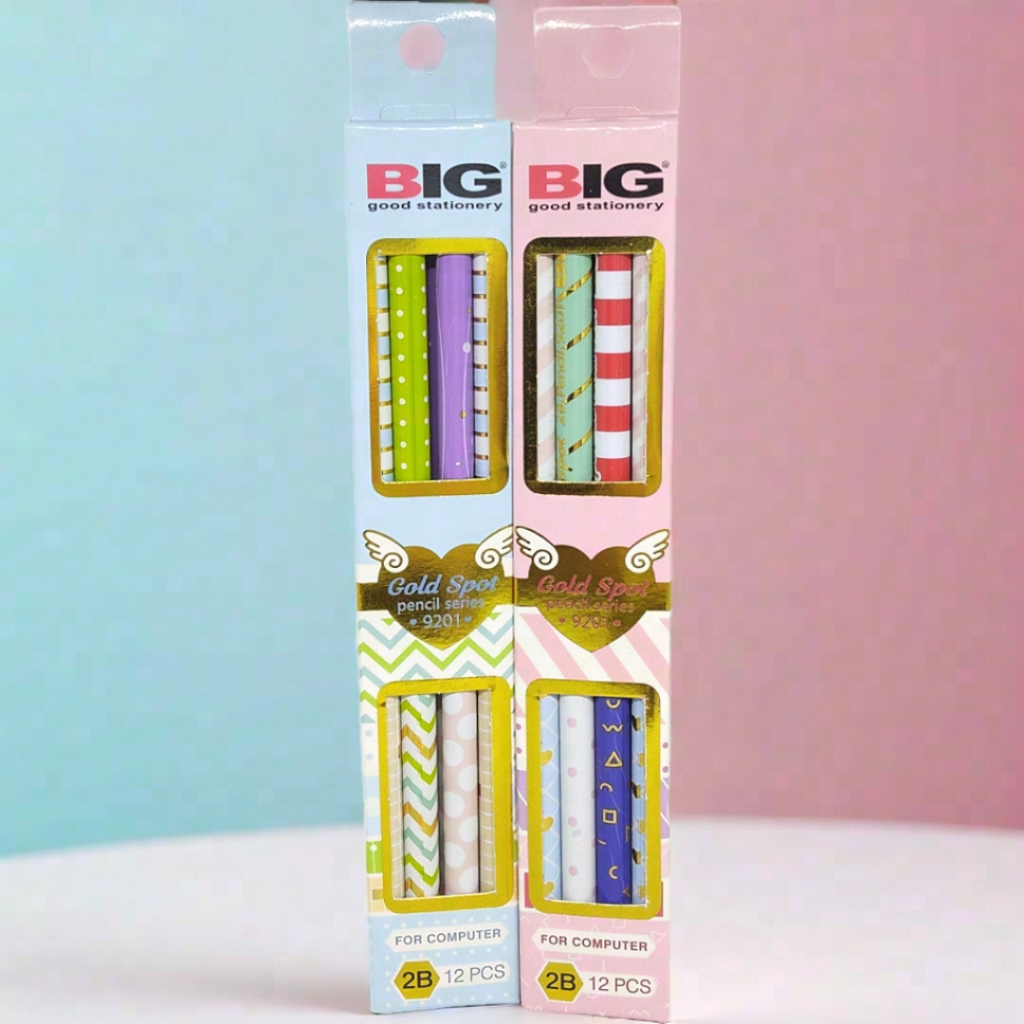 (1 PAK) Pensil 2B BIG 9201 isi 12 pcs