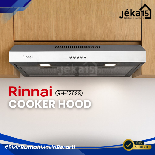 JEKA15 - COOKER HOOD RINNAI/RH 126 SS/SILVER/60 CM
