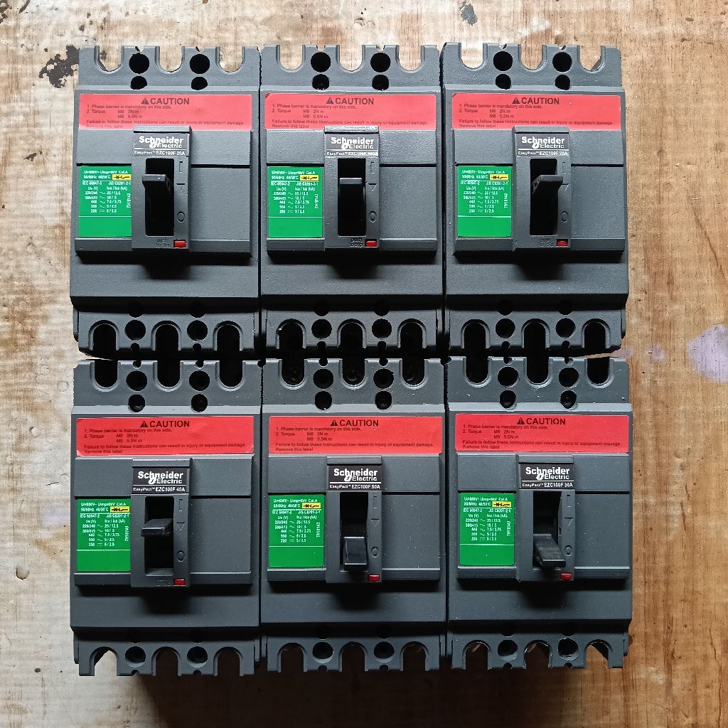 mccb seneider 3pol 15a 20a 25a 30a 40a 50a 60a 75a 80a 100ampere