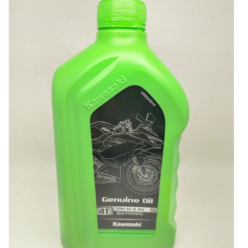 OLI KAWASAKI 10W-40 SL MA 1Liter Oli Mesin Motor Kawasaki Ninja 1liter Kawasaki 1lt