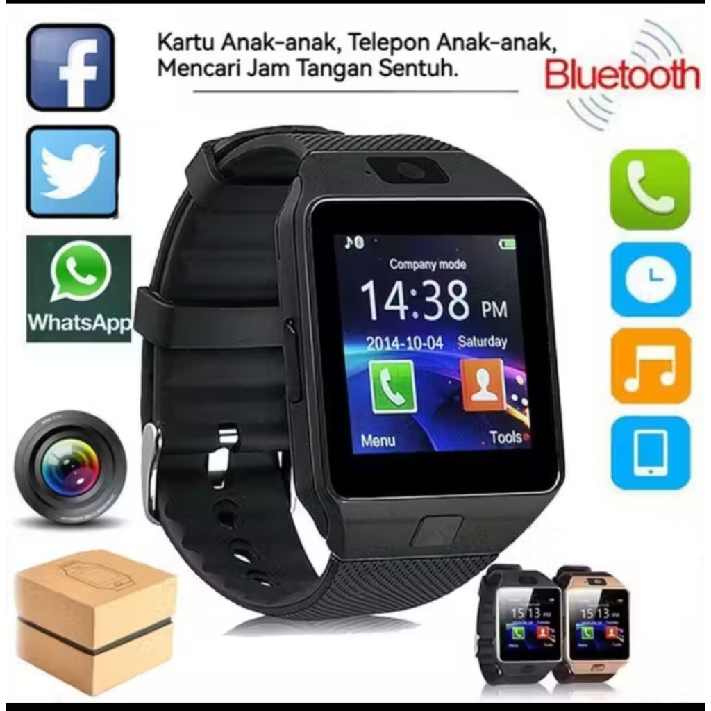 Jam Hp / Smart watch /Jam Tangan Anak Laki & Perempuan  Support Simcard & memori Card Bisa Tlp & Sms