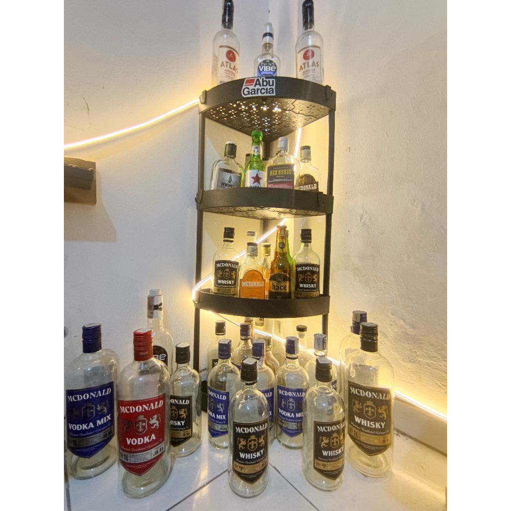 Botol kosong MCDonald Whisky 500  ML & 1 Liter