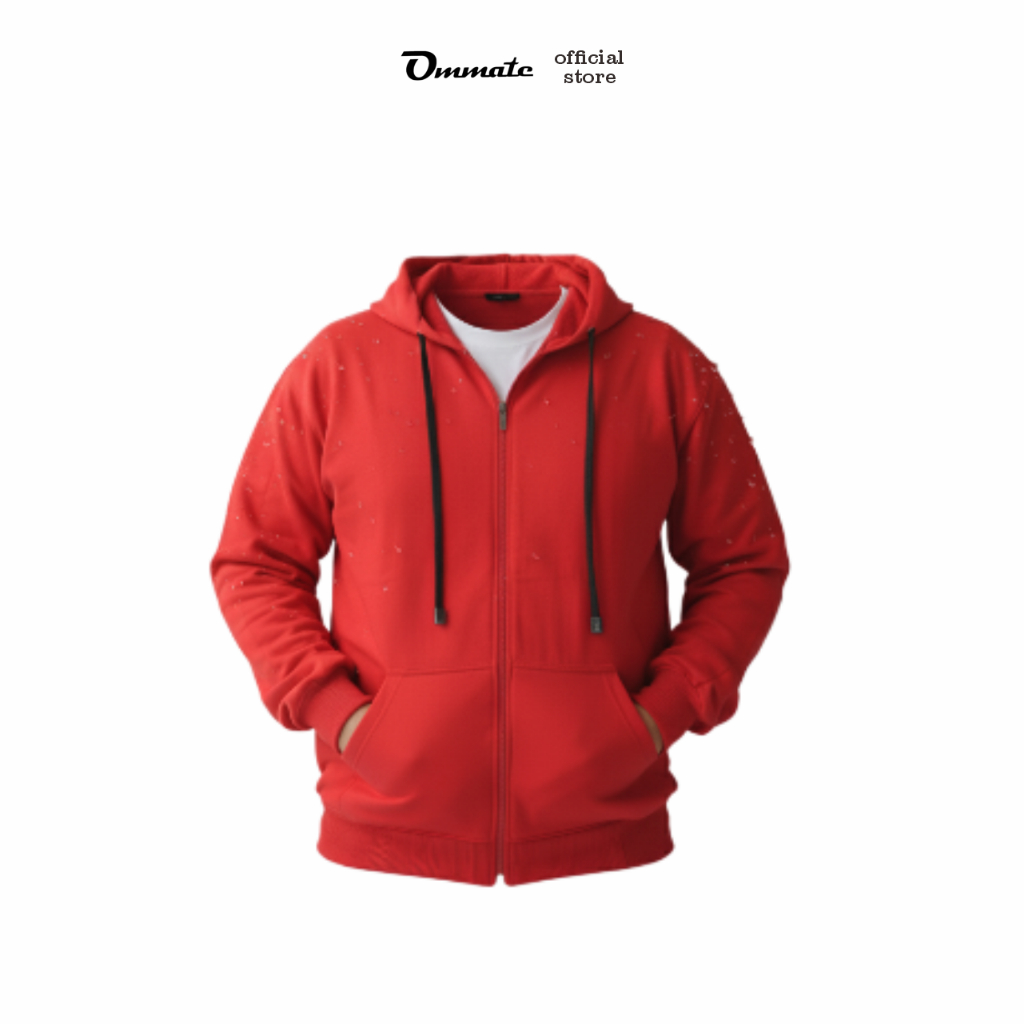 HOODIE ZIPPER RESLETING POLOS PRIA WANITA REMAJA DEWASA TEBAL