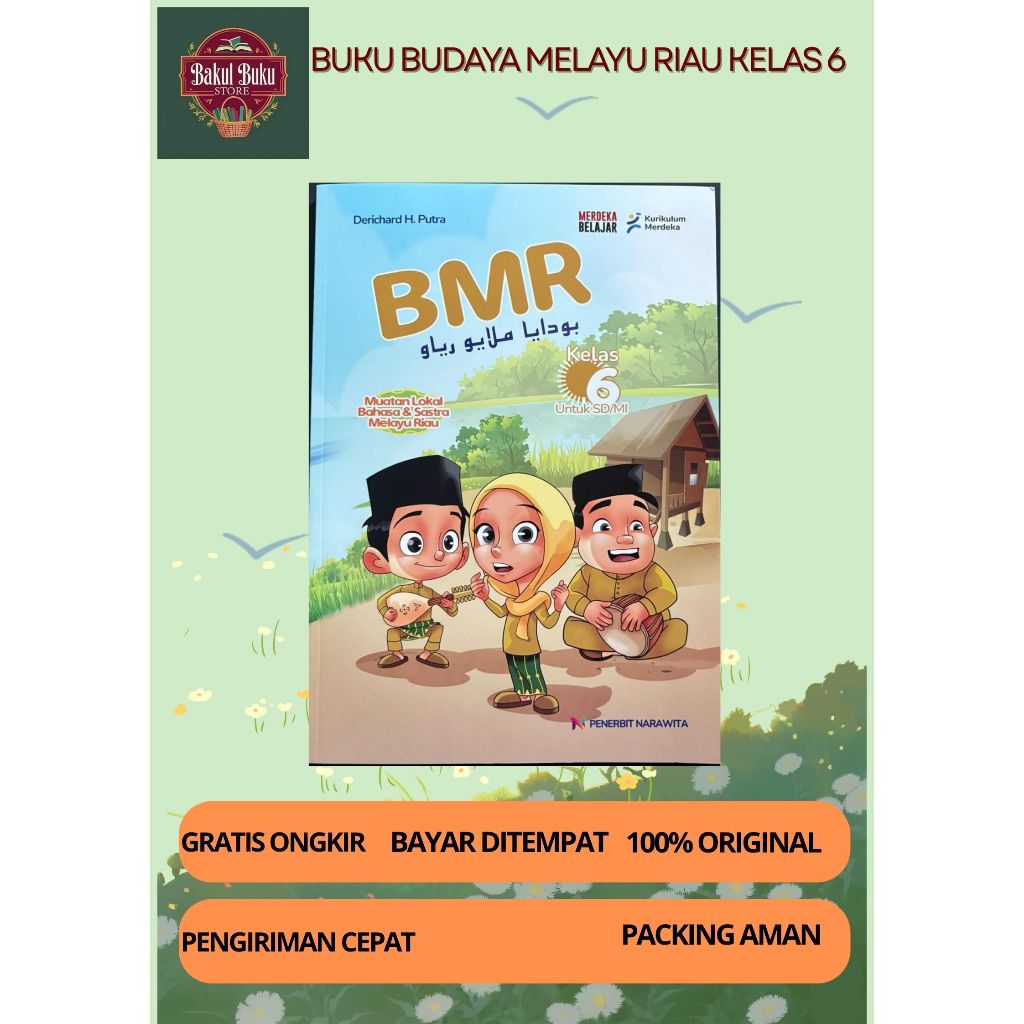 BUKU PAKET BUDAYA MELAYU RIAU KELAS 6 SD