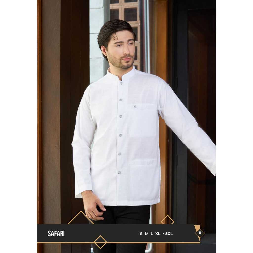 Baju Koko Nizar Lengan Pendek NW Safari