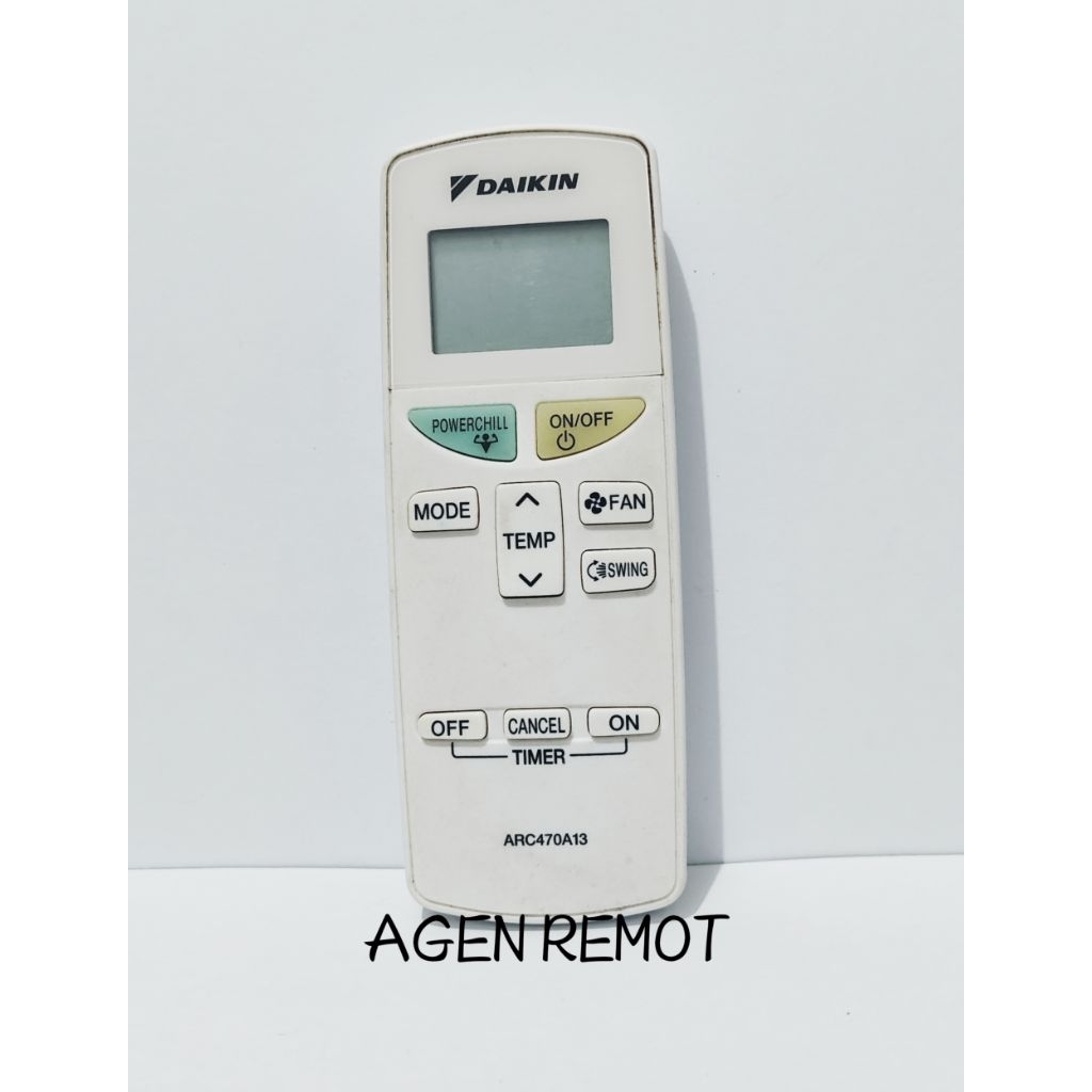 REMOT REMOT AC DAIKIN ARC470A13 SEKEN ORIGINAL