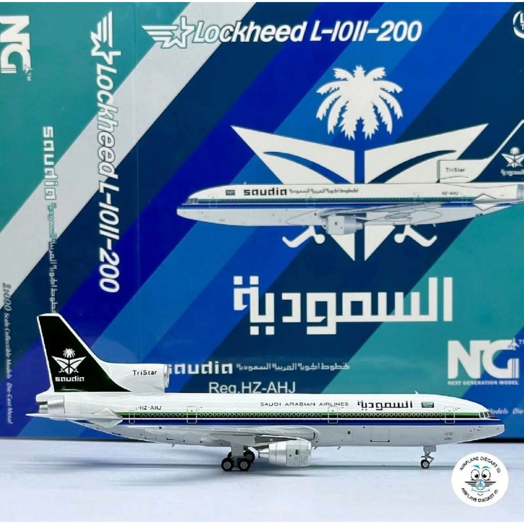1/400 Saudia Lockheed L-1011-200 HZ-AHJ NG Models 1:400 Scale