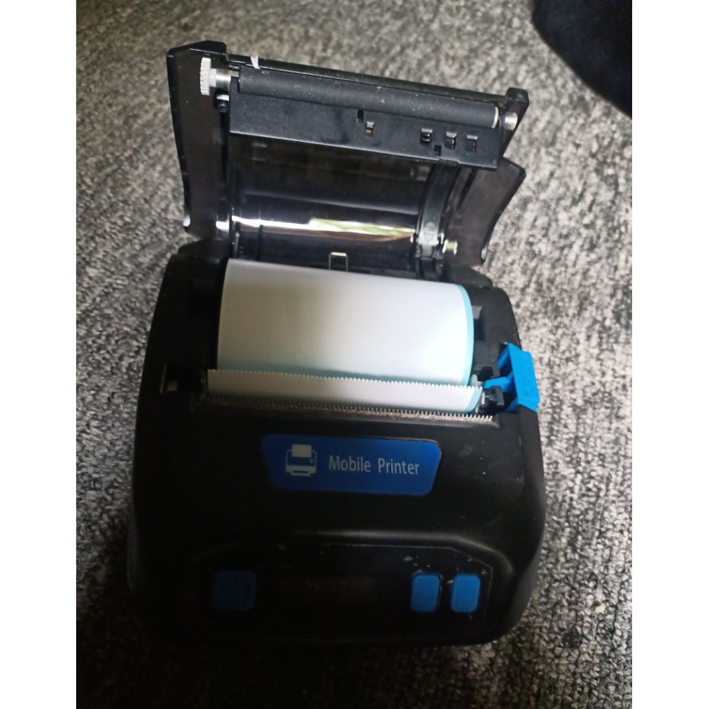 printer bluetooth thermal 80mm cetak resi kondisi seken/bekas masih layak pakai