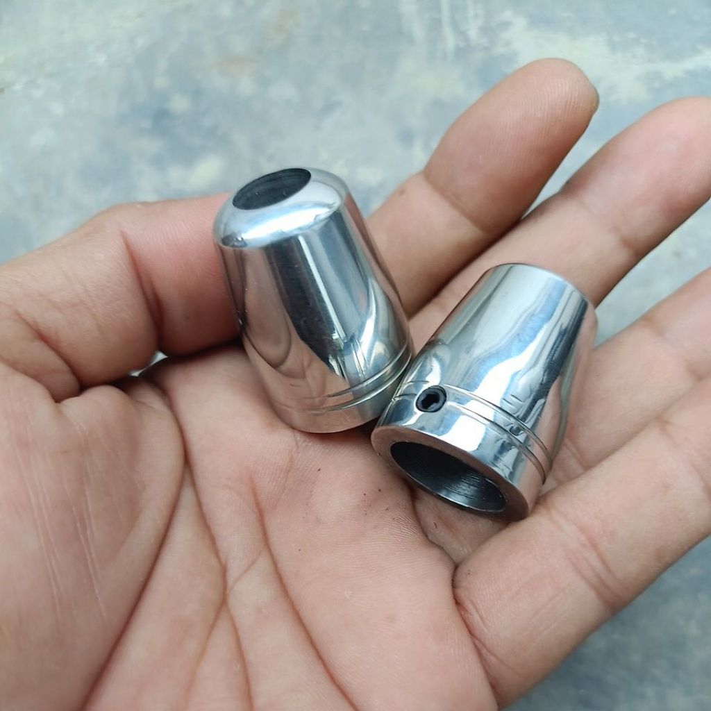 MONEL CINCIN SPION STAINLESS GILAP SEPASANG KANAN KIRI