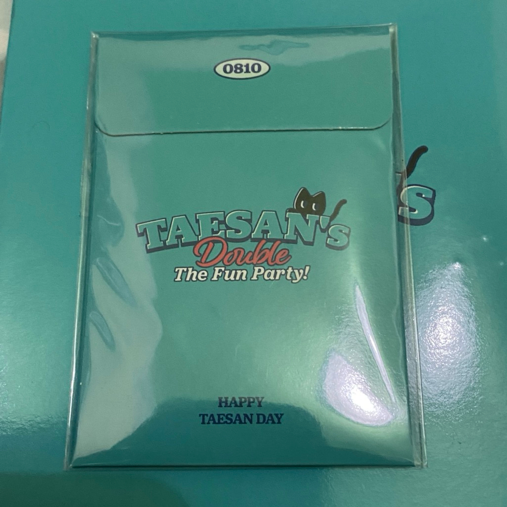 Birthday merch taesan pc set dan pc stand set sealed official