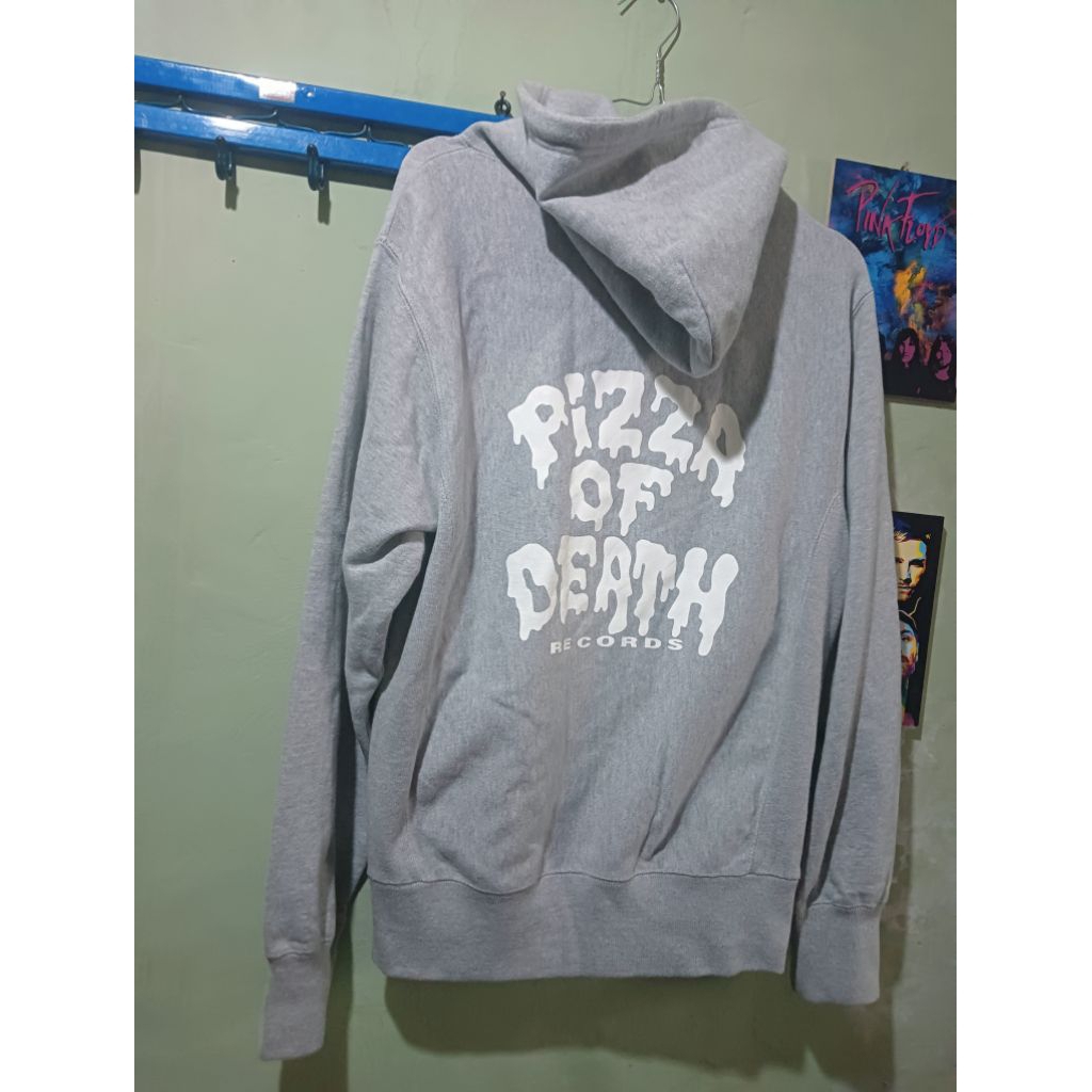 Hoodie Zipper pizza of death