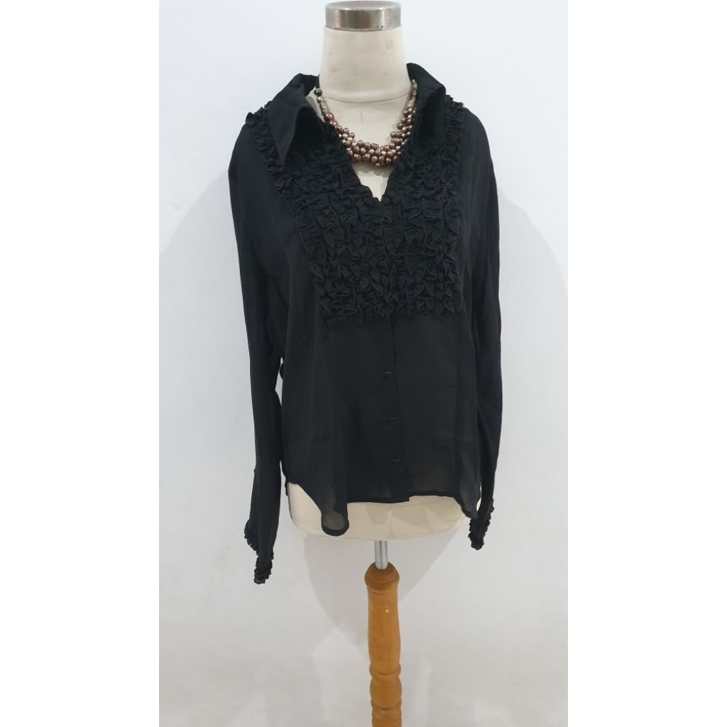 New Blouse ZR sifon dada rempel