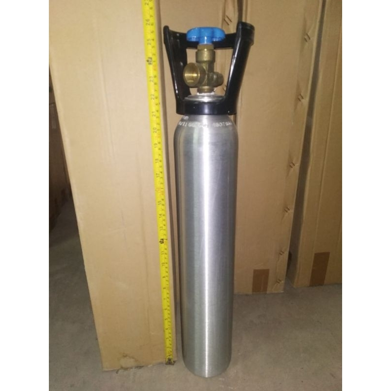 Tabung Allumunium Oksigen 0,5m3 + Regulator Medis - Tabung Alumunium 3.6 Liter