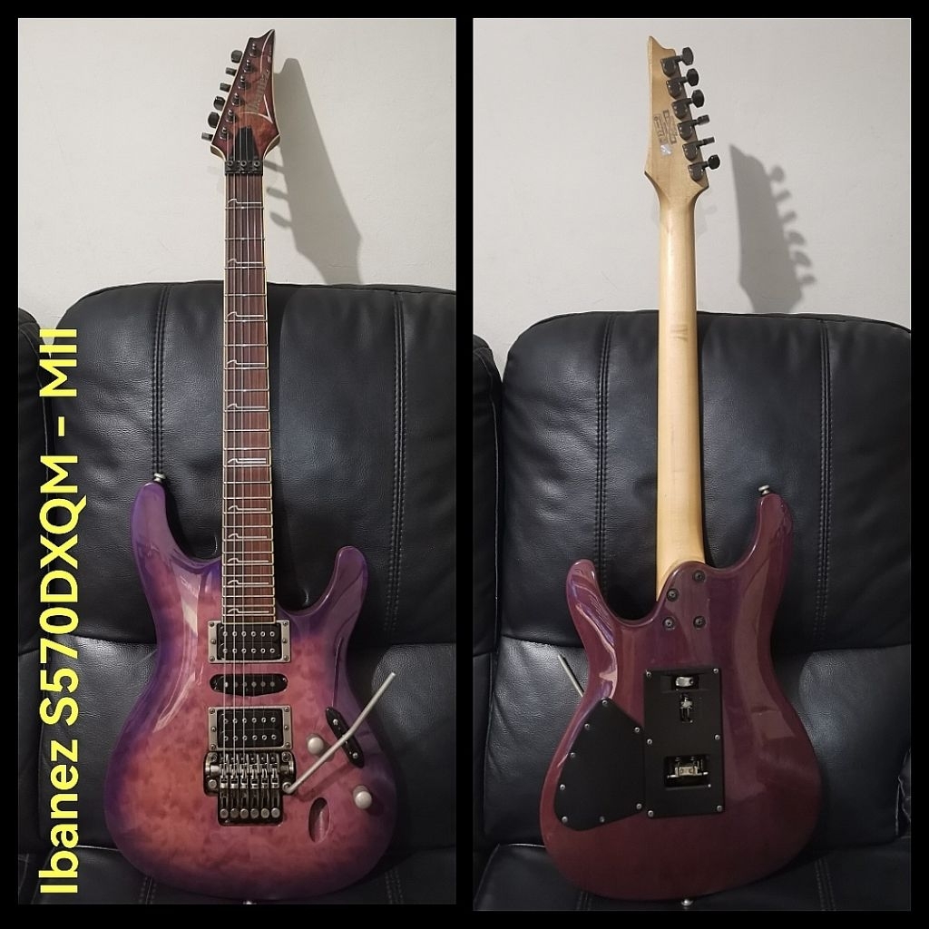 Ibanez Indo S series S570DXQM Original Full Upgrade
