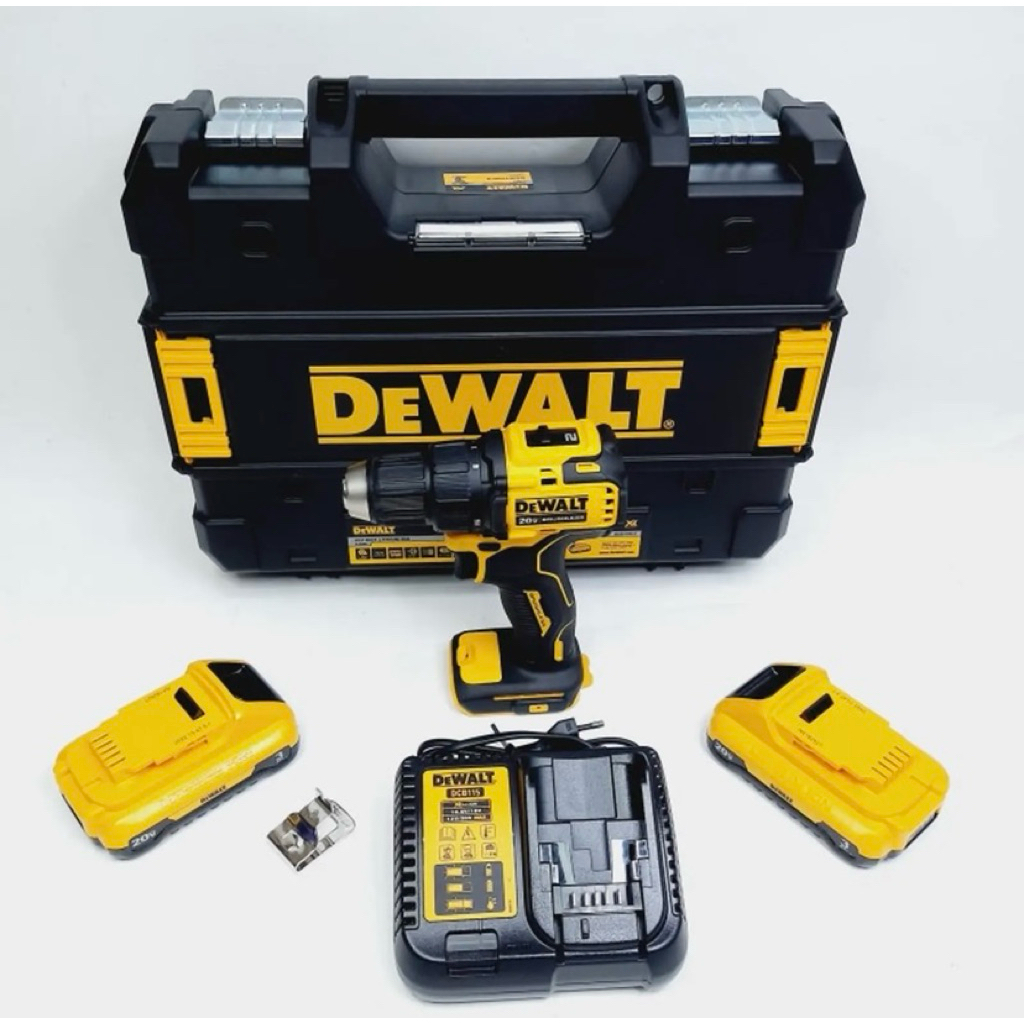 Mesin Bor Obeng Baterai Cordless DEWALT DCD708L2 Brushless Drill Driver Battery 20V DCD708 DCD 708 D