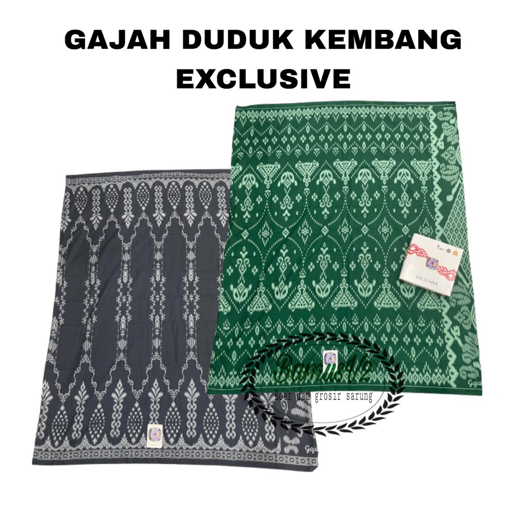 SARUNG GAJAH DUDUK KEMBANG EXCLUSIVE