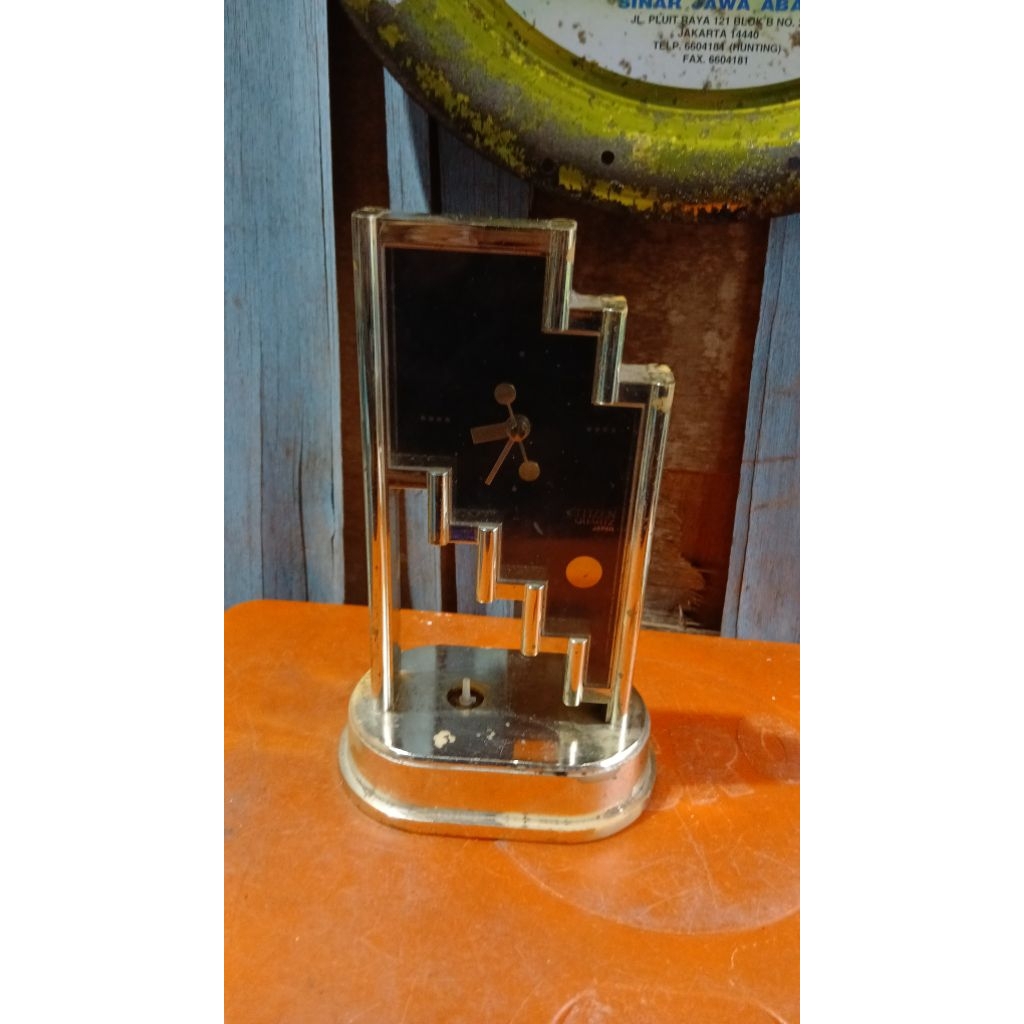 Jam meja 85rb jadul antik kuno lawas vintage display anggap mati