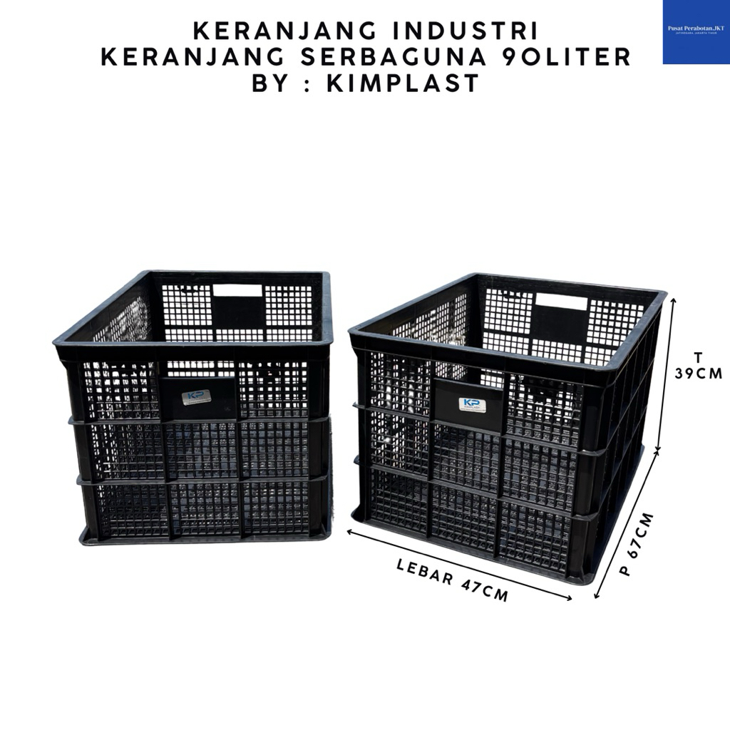 KIMPLAST - Keranjang Industri 90 Lt Liter Keranjang Industri Keranjang Dagang Keranjang Serbaguna Ke