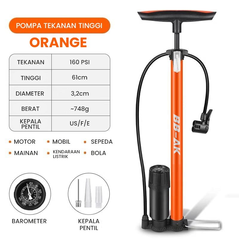 Pompa Angin pompa ban motor pompa sepeda dan motor pompa ban Sepeda Motor Mobil Tabung Meter