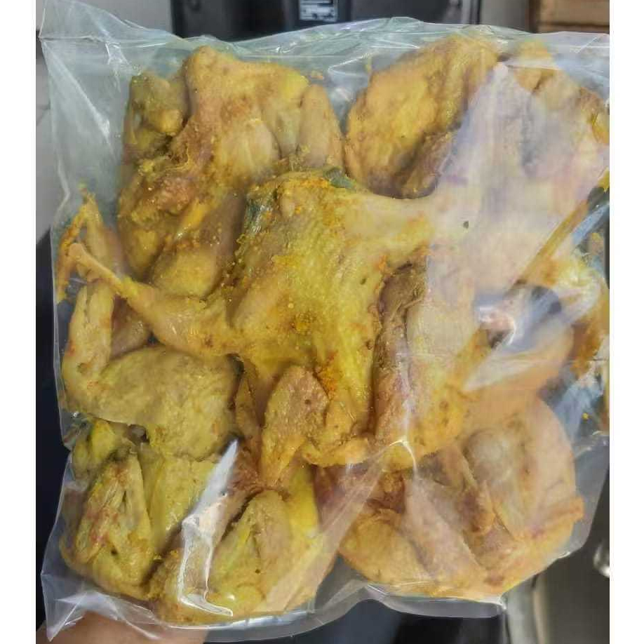 Burung puyuh ungkep isi 5 ekor/ Burung puyuh ungkep/puyuh ungkep bumbu kuning