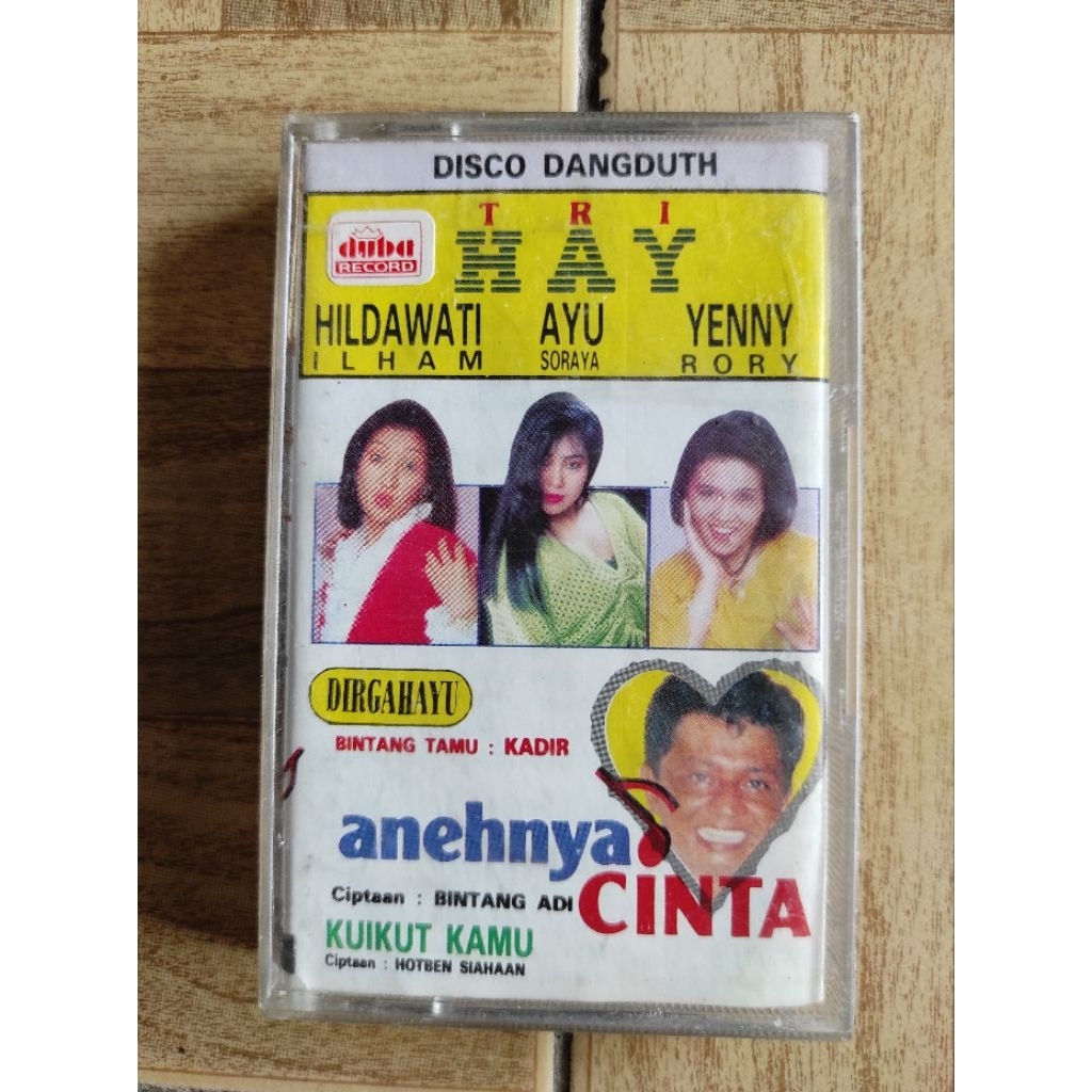 kaset pita disco dangdut tri HAY "aneh nya cinta"