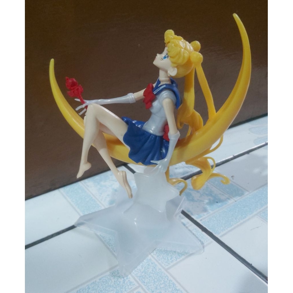 Miniature Figure Sailormoon Preloved-Hiasan Lemari