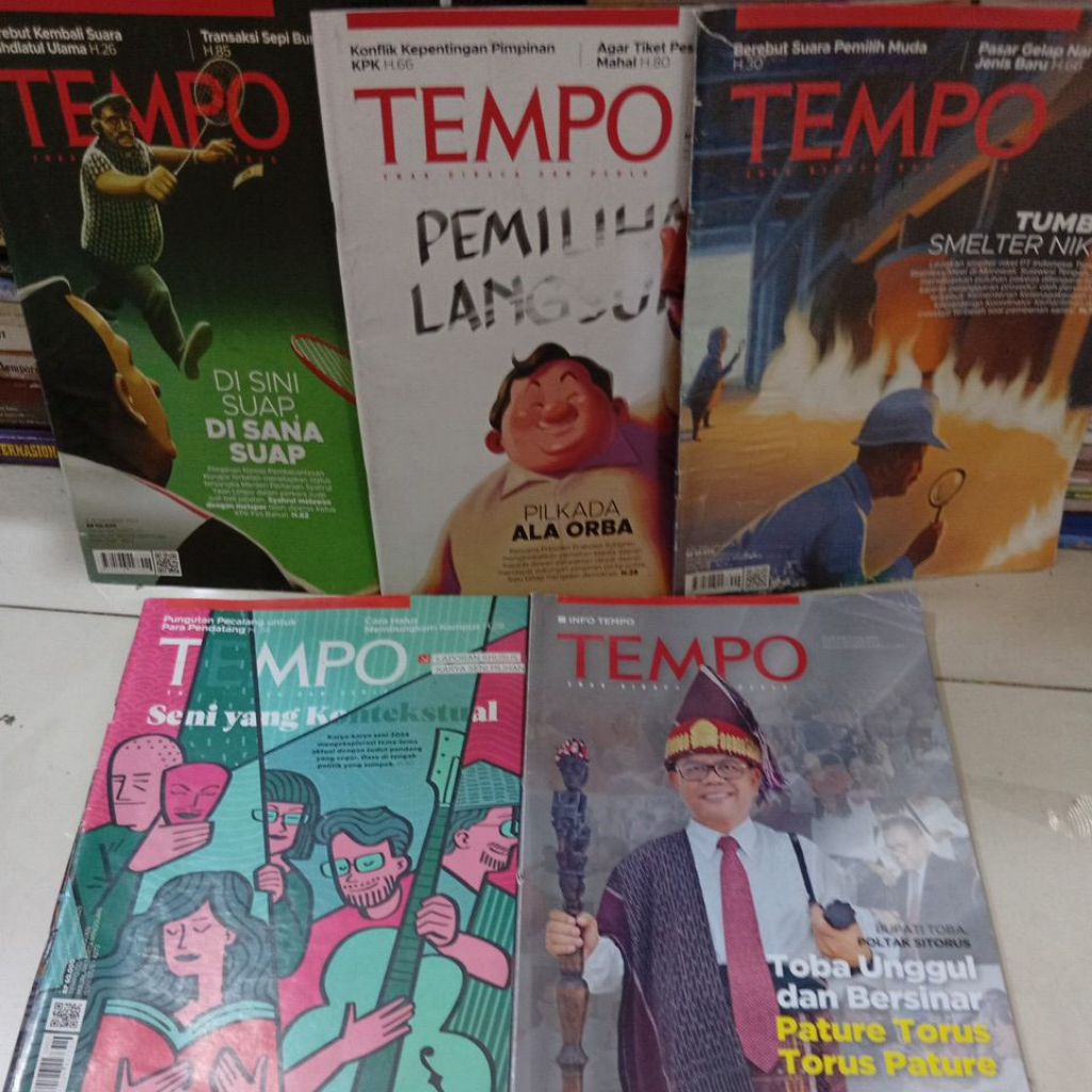 majalah tempo bekas original