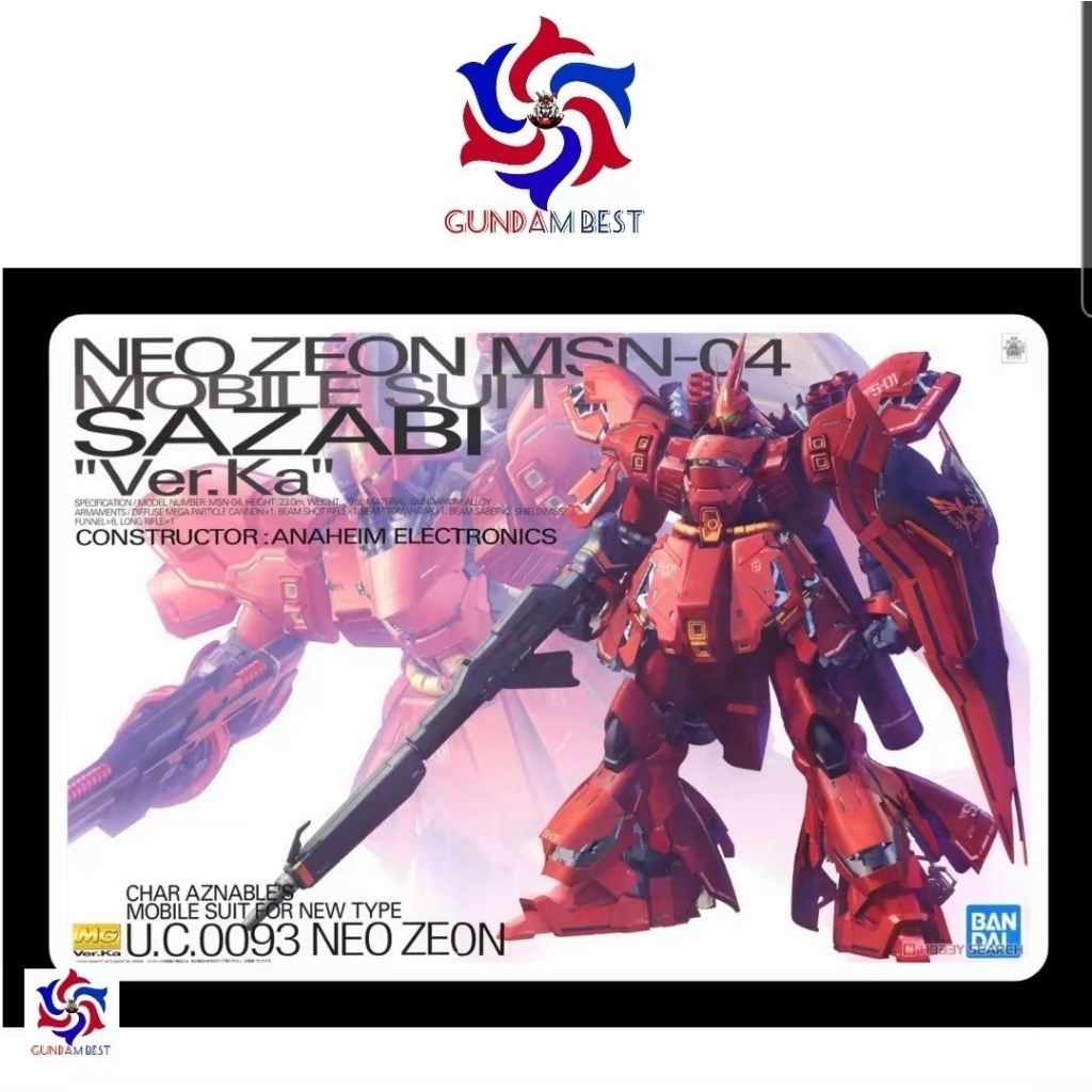 Gundam MG Sazabi Original Bandai