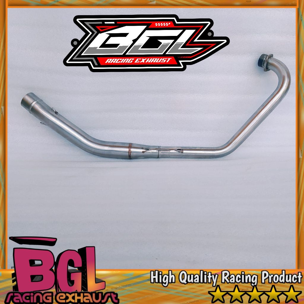 PIPA LEHER HEADER KNALPOT R15 NEW V3 NGACENG ROAD RACE