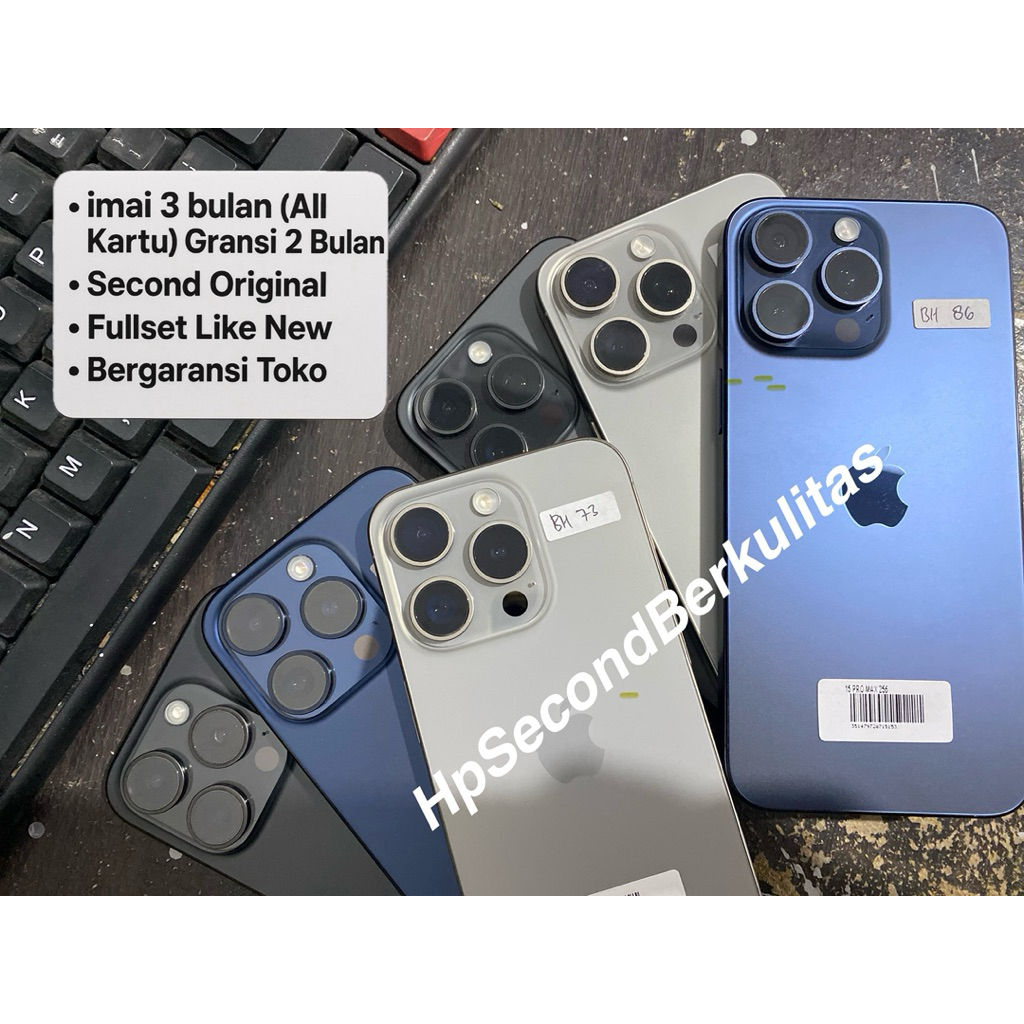 IPHONE 15 PRO / 15 PRO MAX 256gb/512gb/1Tb Second