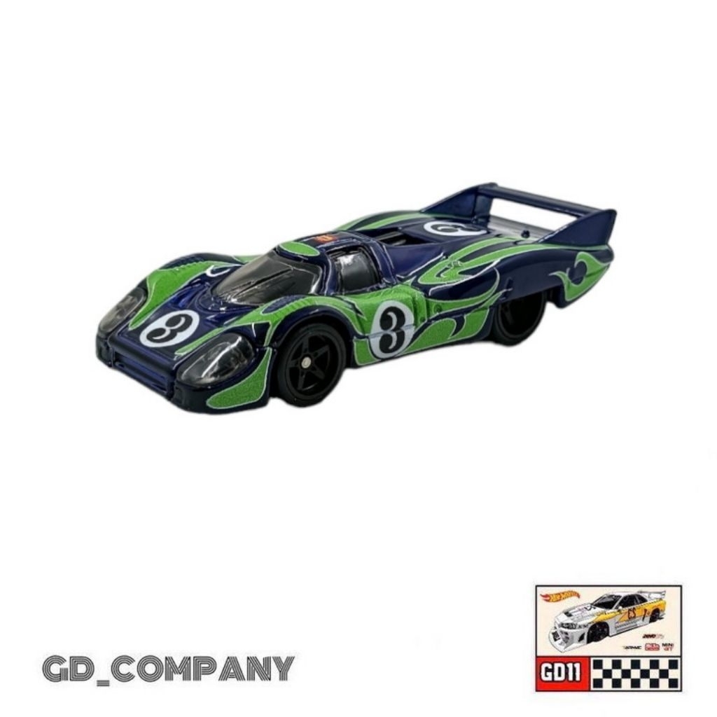 Hotwheels Porsche 917 LH Hijau Loose