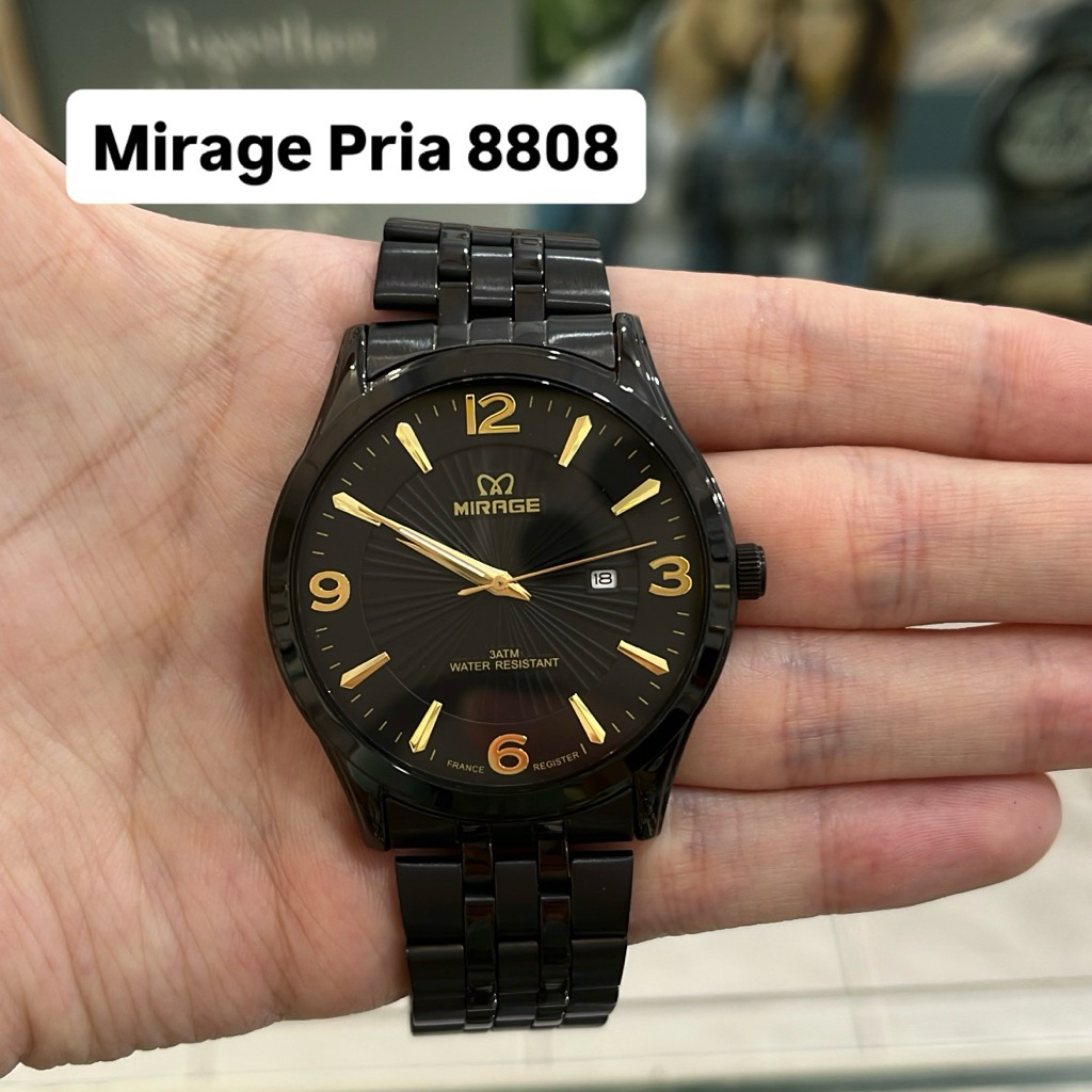 Jam Tangan Mirage 8808 Pria Hitam