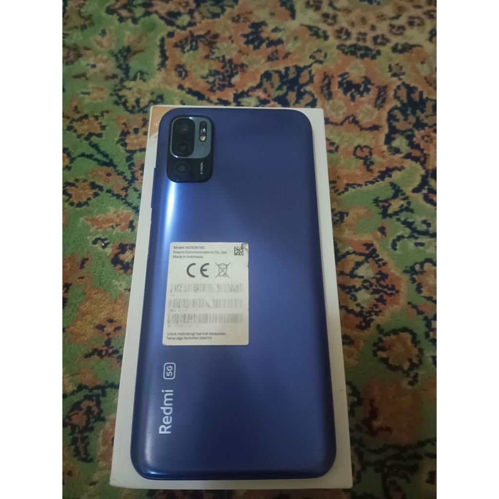 Redmi Note 10 5G ram 4/128 dimensity 700 fullset second normal murah ori