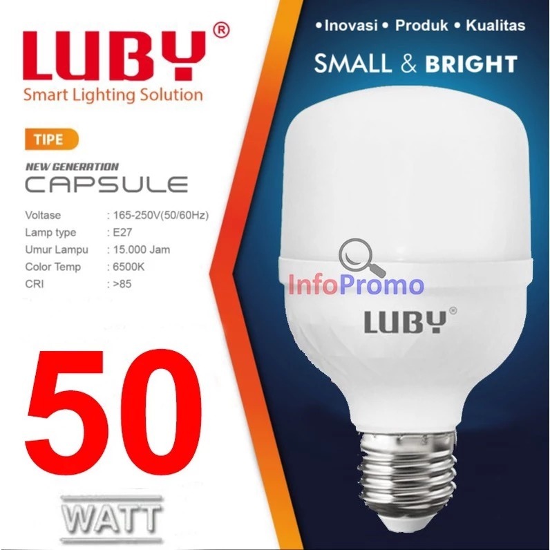 Bohlam LED 50W Putih Luby Capsule 50W Lampu LED 50 Watt