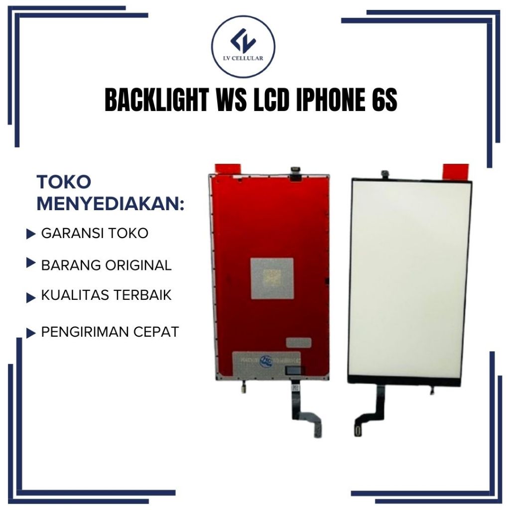 BACKLIGHT WS LCD IP 6S/7/7 PLUS/8/8 PLUS ORIGINAL