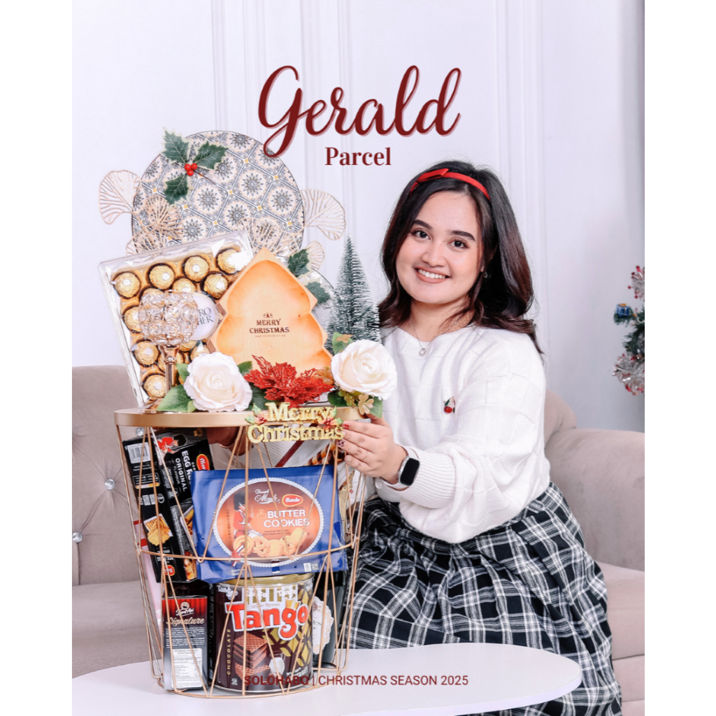 Parcel Gerald/Parcel Natal Lengkap/Parcel Natal Makanan/Parcel Natal Custom/Parcel Natalan/Parcel Na