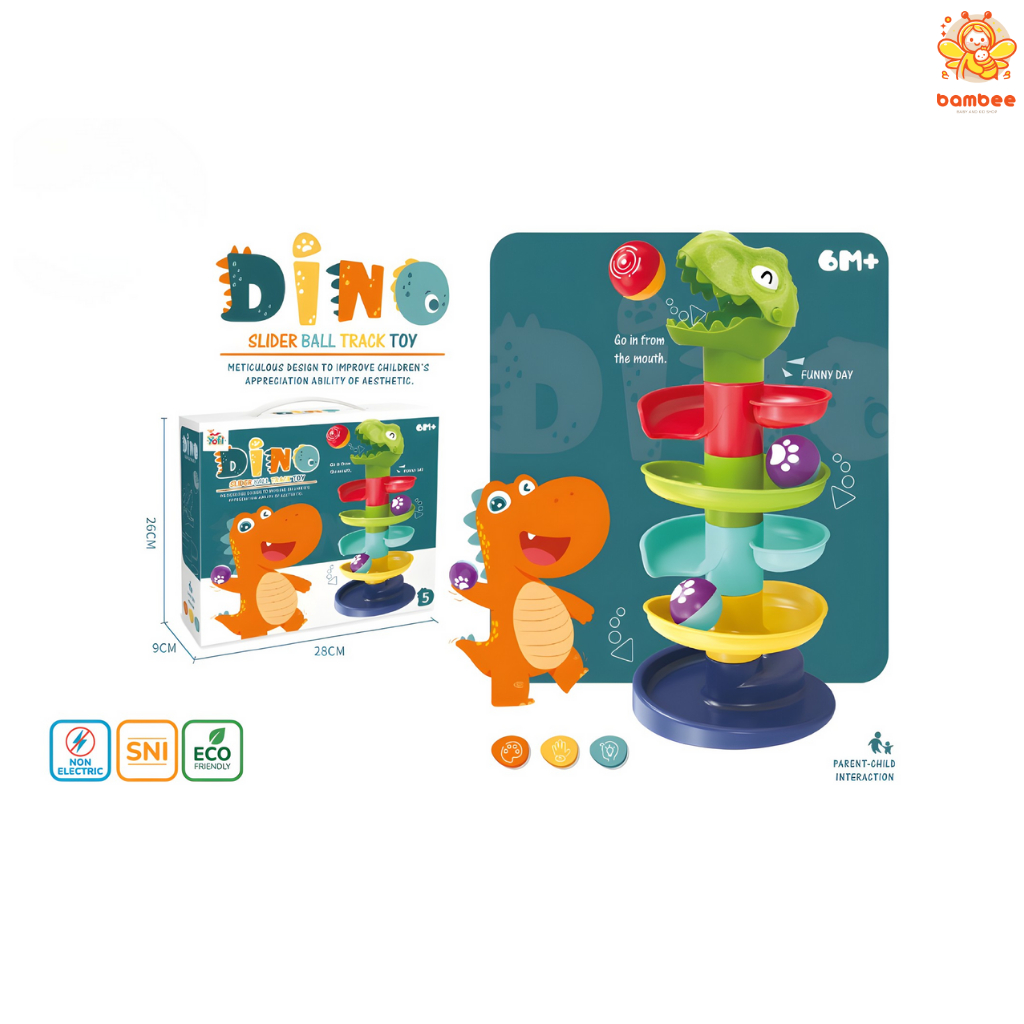 Yofi Ball Drop Toys Non Electric / Mainan Bola Dinosaurus