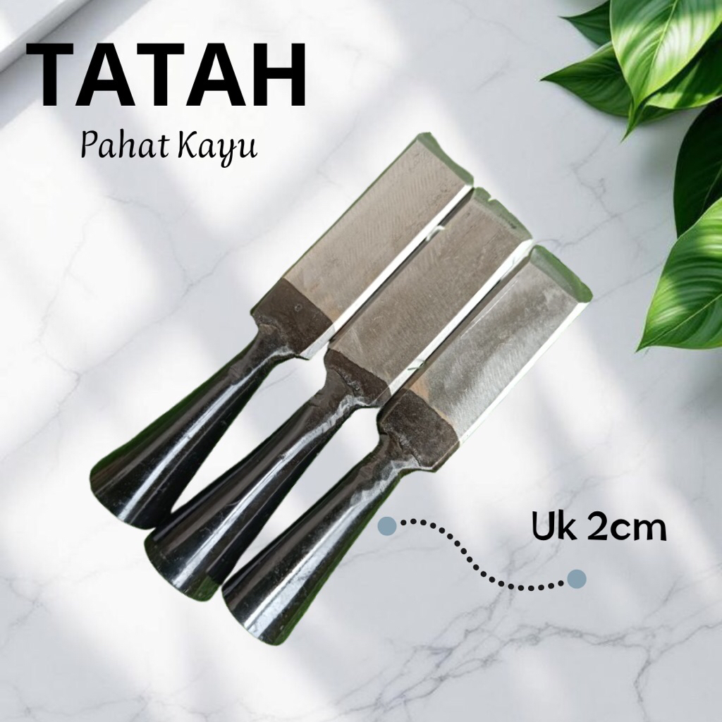 pahat kayu - tatah kayu - pahat bonsai - pahat kayu baja per 2cm 3cm 4cm