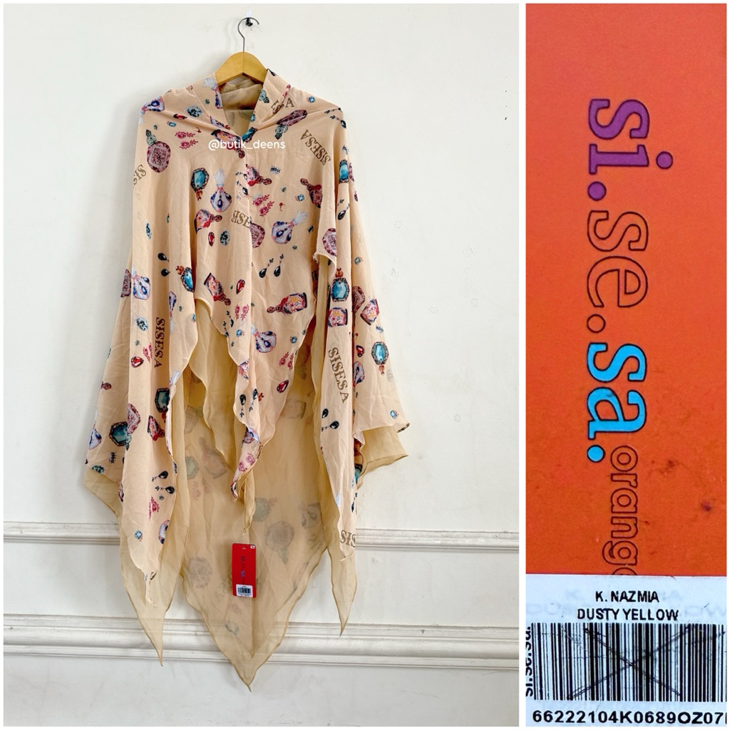 Khimar sisesa printing nazmia