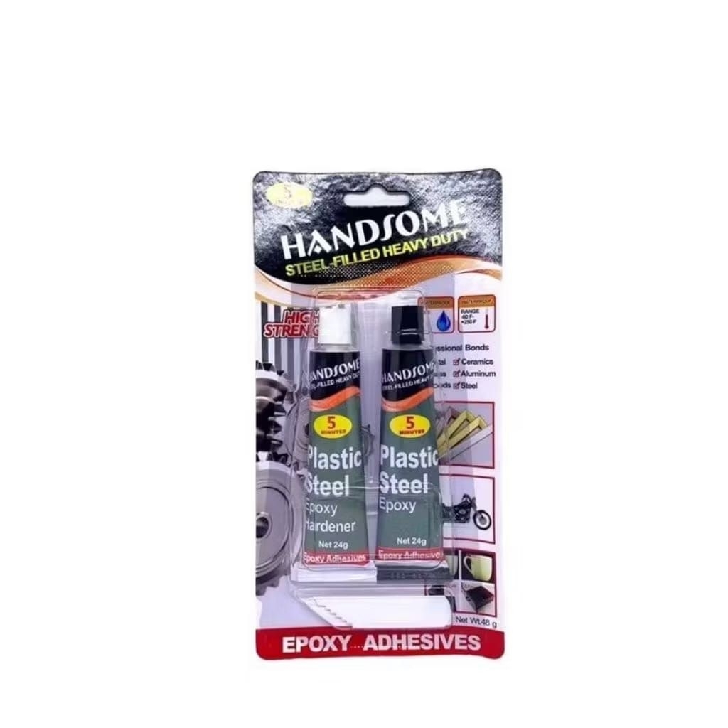 LEM PLASTIK STEEL HANDSOME LEM STEEL 5 MENIT