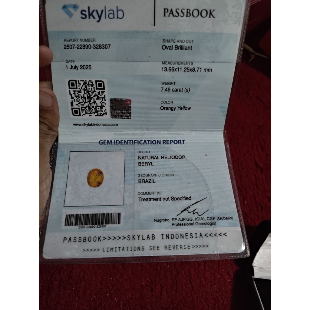 Natural Heliodor Beryl