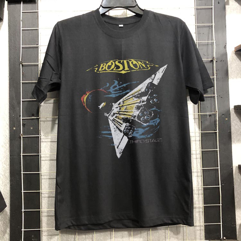 NEW READY STOCK || Kaos BOSTON THIRD STAGE TOUR 87 Tshirt Bahan Katun Kombed 30s || Size S M L XL XX