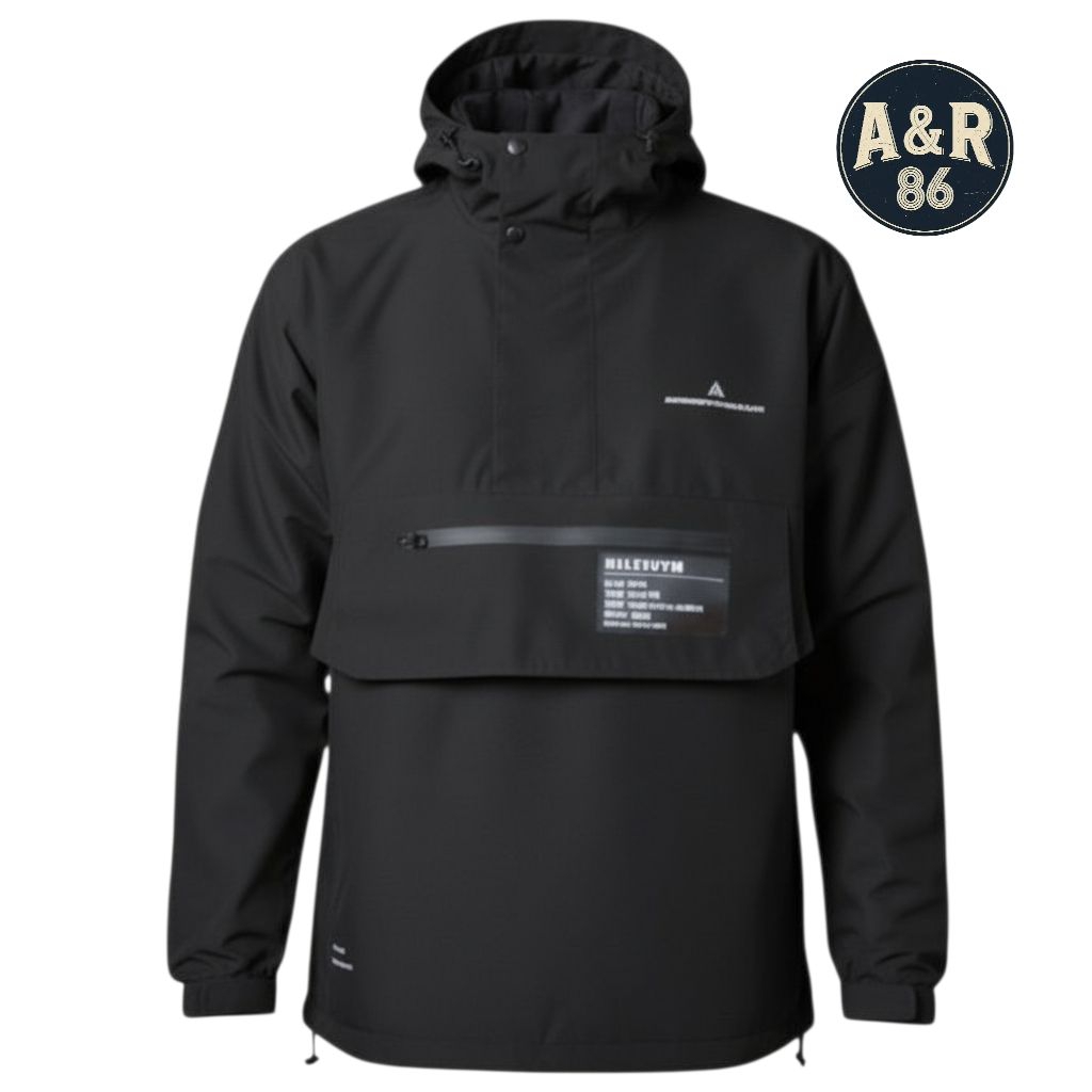 Jaket Anorak Pria Kicksoogar – Hoodie Outdoor Waterproof & Anti Angin