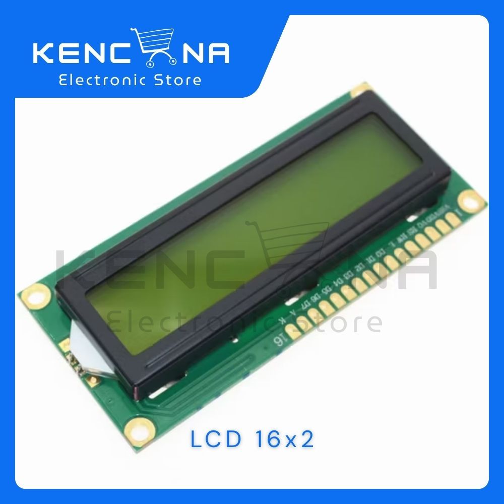 LCD 16x2 5V Hijau Kuning