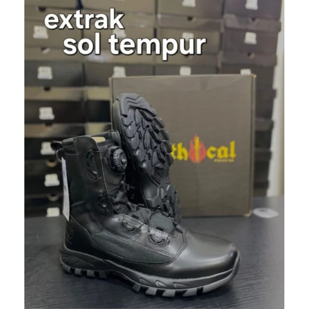 ORI BERGRANSI TERMURAH SEPATU PDL TALI PUTAR XTRAC SOL TEMPUR TACTICAL