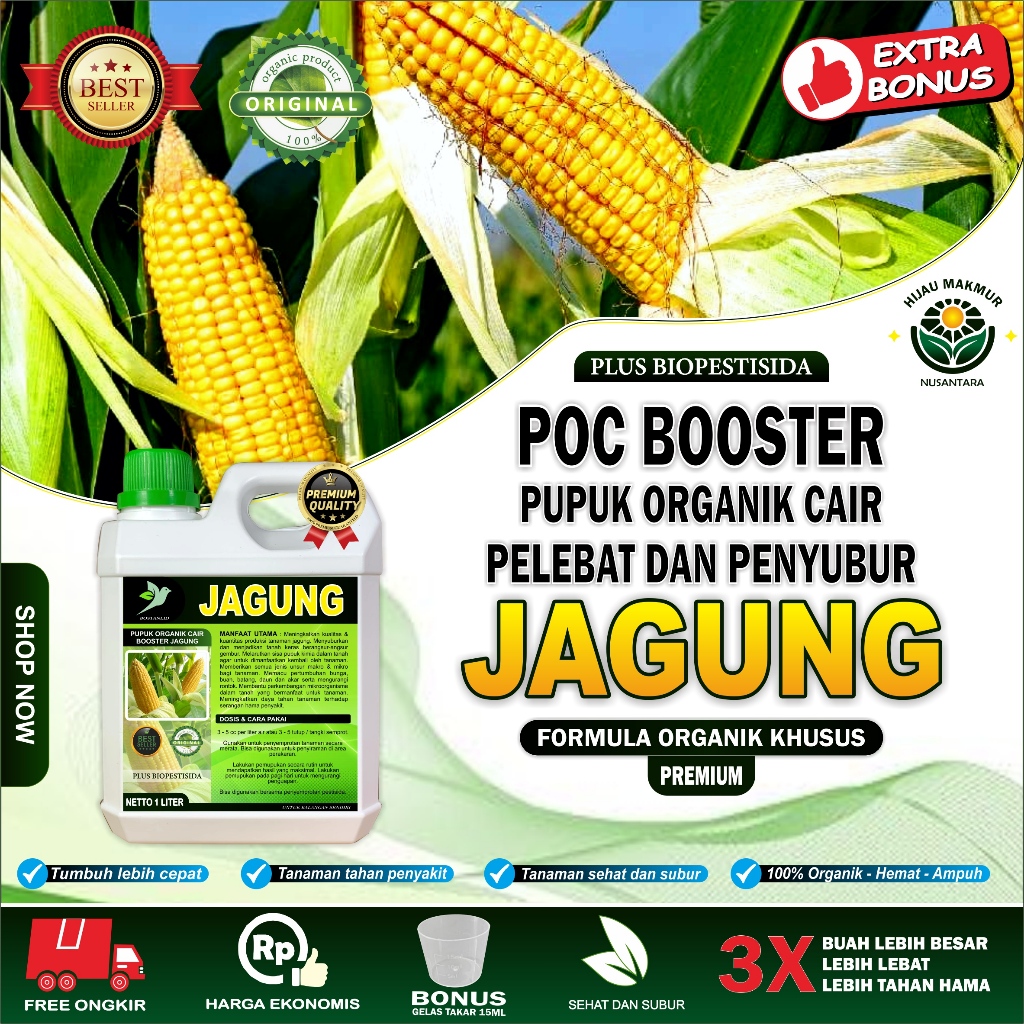 Pupuk Jagung - Pupuk Organik Cair Jagung - Pupuk Booster Jagung