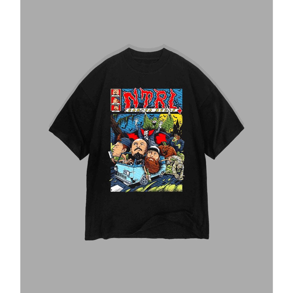 T-shirt NTRL - Cahaya Bulan | Kaos Band NTRL - Cahaya Bulan