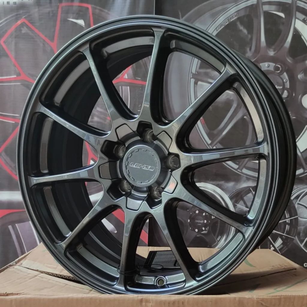 velg mobil r17 lenso j1a original lenso Thailand lebar 7,5 pcd 5x100 - 5x114,3 velg racing ring 17 v