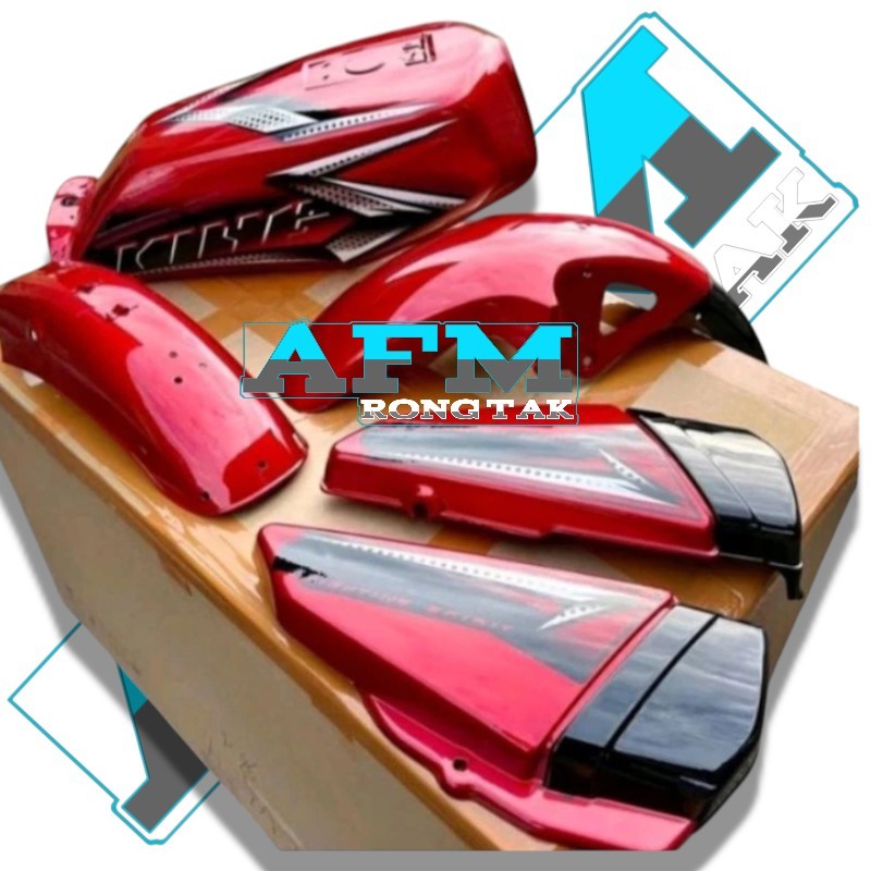 breaket pangkon dudukan plat nomer body set rx king paket lengkap rx king full set rx king tahun 200