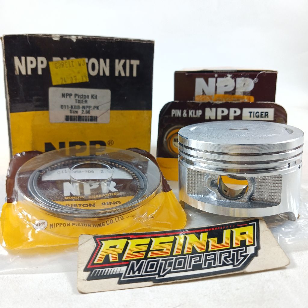 Ring Piston Kit Seher Honda Tiger KBB Oversize Os 250 Npp Lama